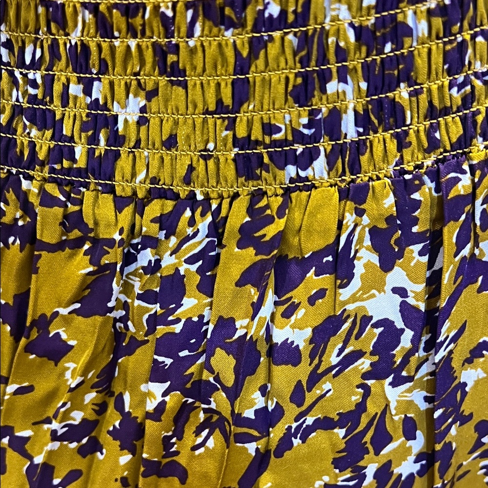 La Joie Floral Puff Sleeve Midi Dress - Picture 14 of 14